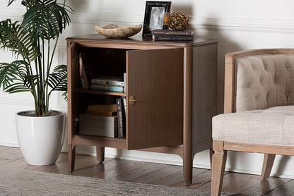bali & pari - Latifa Storage Cabinet in Antique Brown - Latifa-Antq Brown-Wooden-2DR-Cabinet view 10