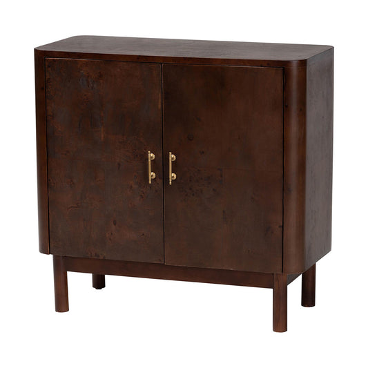 bali & pari - Latika Storage Cabinet in Dark Walnut - SVN-789-Dark Walnut-Blopy-Cabinet view 1