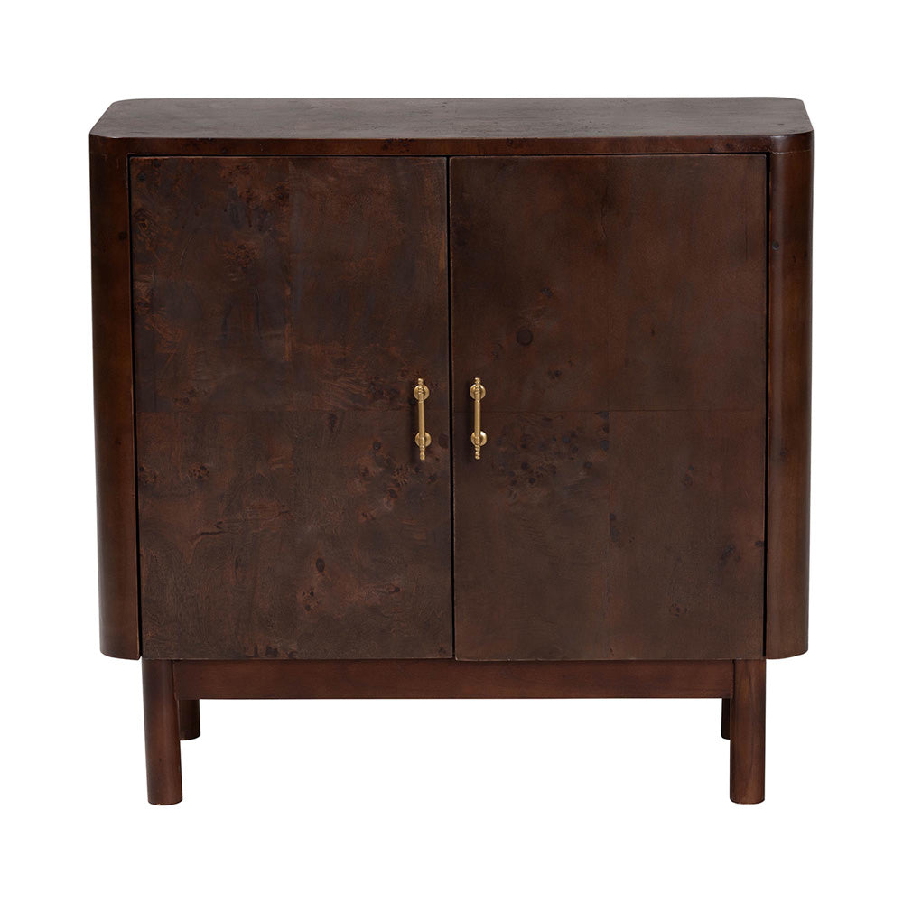 bali & pari - Latika Storage Cabinet in Dark Walnut - SVN-789-Dark Walnut-Blopy-Cabinet view 3