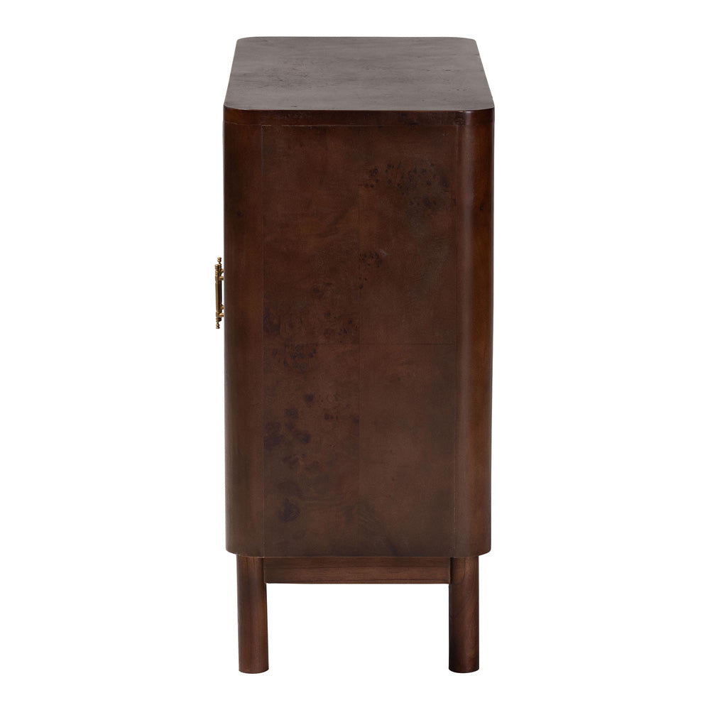 bali & pari - Latika Storage Cabinet in Dark Walnut - SVN-789-Dark Walnut-Blopy-Cabinet view 4