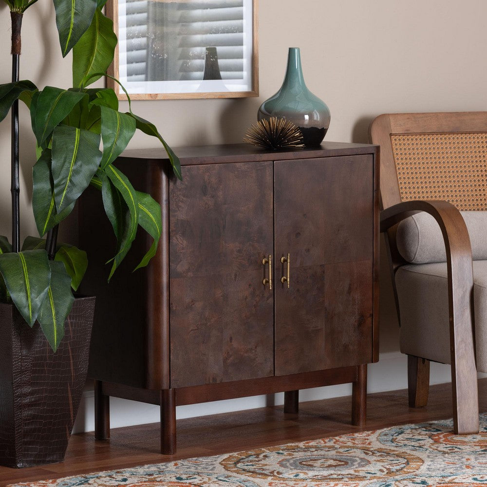 bali & pari - Latika Storage Cabinet in Dark Walnut - SVN-789-Dark Walnut-Blopy-Cabinet view 8