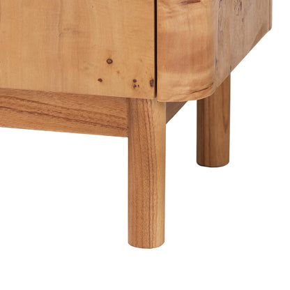bali & pari - Latika Storage Cabinet in Mappa Burl - SVN-789-Natural Burl-Blopy-Cabinet view 6