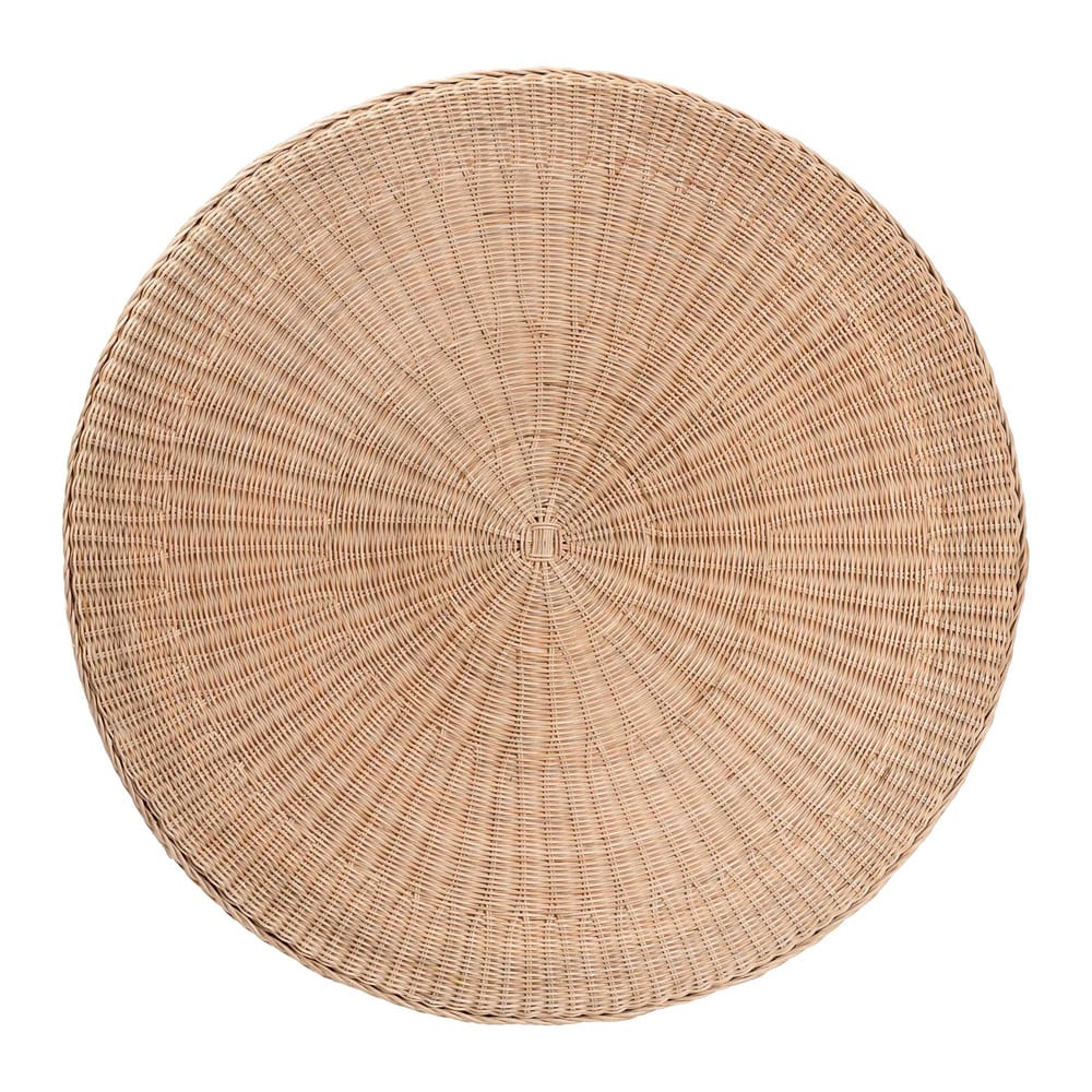 bali & pari - Latoya Coffee Table in Natural Brown - WS182-Natural Rattan-Coffee Table view 5