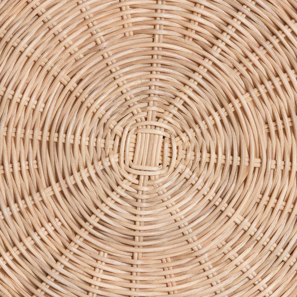 bali & pari  - Latoya End Table in Natural Brown - WS156/Smaller-Natural Rattan-ET view 6