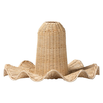 bali & pari - Lavada Lampshade in Natural  - S24-L04-Natural Rattan-Lampshade view 1