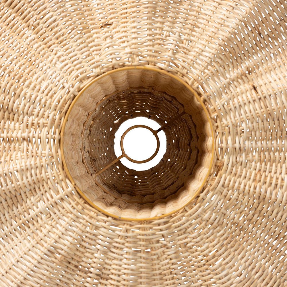 bali & pari - Lavada Lampshade in Natural  - S24-L04-Natural Rattan-Lampshade view 2
