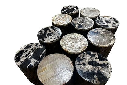 bali & pari - Lavanya End Table - J2820S-PW-16PCDT-Blk/Cream/Antique Wood-ET view 8