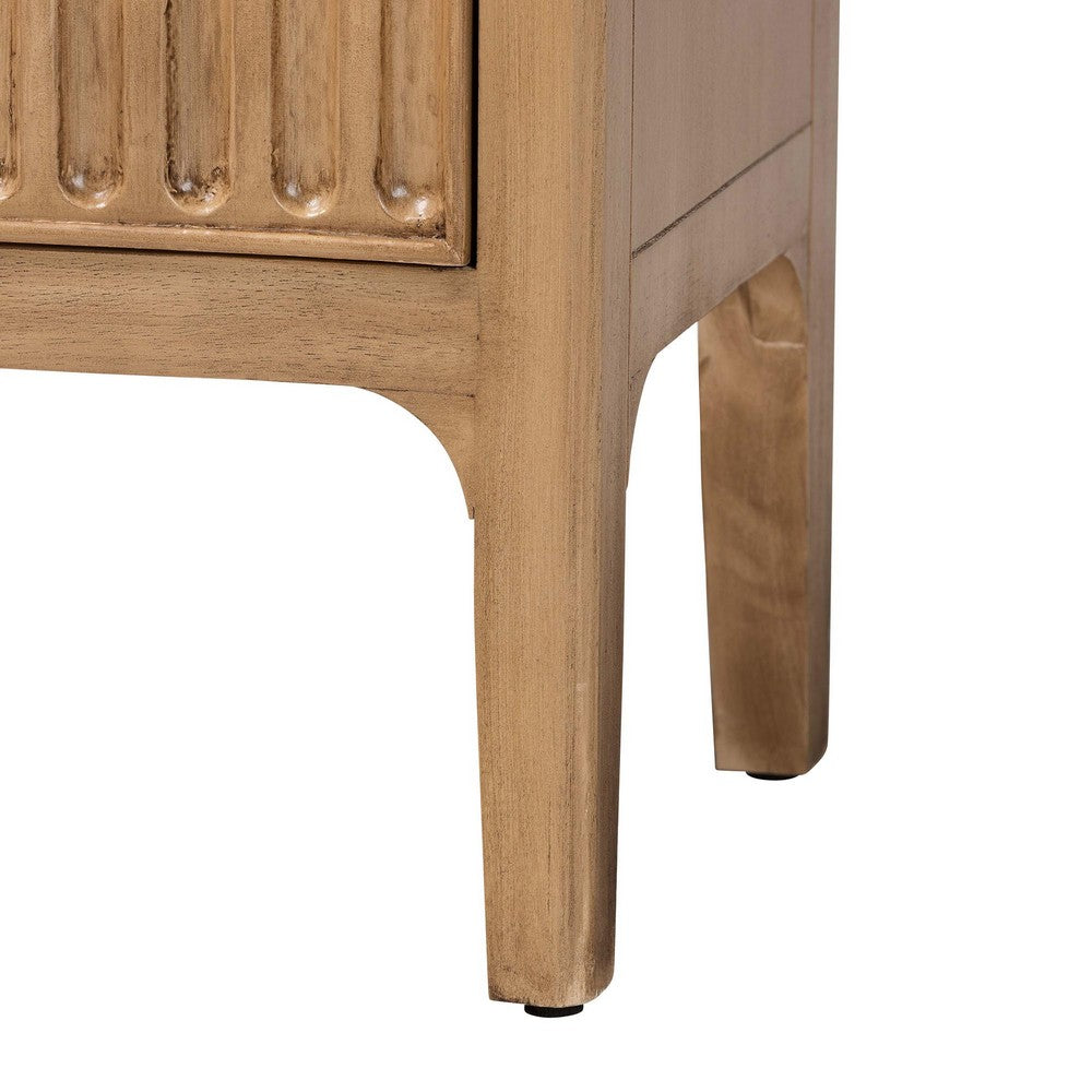 bali & pari - Lavi Chest in Antique Beige - Lavi-Antq Beige-Wooden-3DRW-Chest view 7