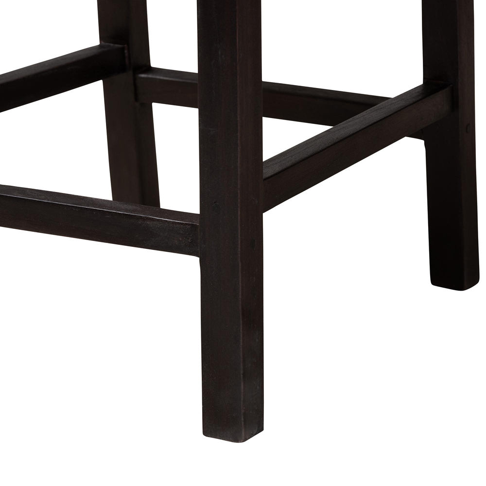bali & pari - Laymi Counter Stool in Natural Brown/Dark Brown - Laymi-Mahogany-CS view 6