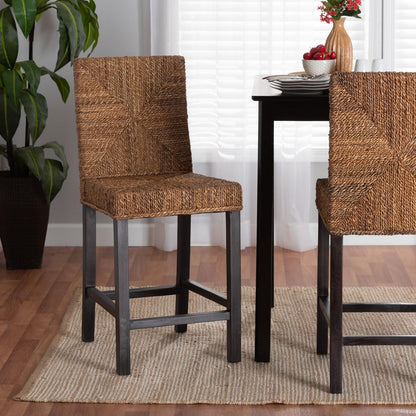 bali & pari - Laymi Counter Stool in Natural Brown/Dark Brown - Laymi-Mahogany-CS view 8