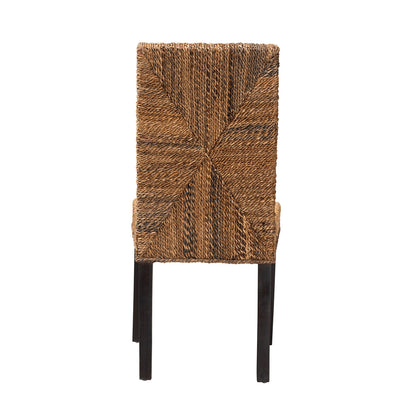 bali & pari - Laymi Dining Chair in Natural Brown/Dark Brown - Laymi-Mahogany-DC view 4