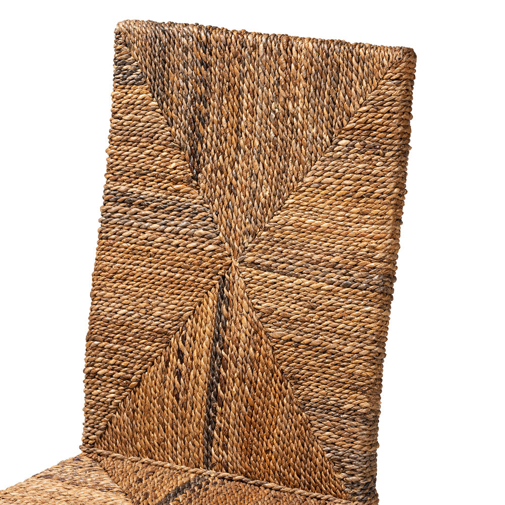 bali & pari - Laymi Dining Chair in Natural Brown/Dark Brown - Laymi-Mahogany-DC view 5