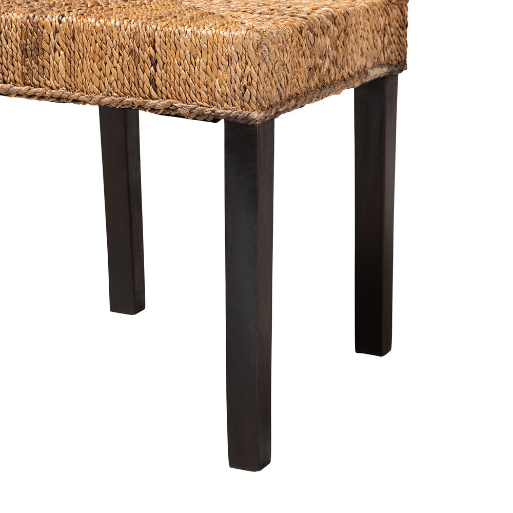 bali & pari - Laymi Dining Chair in Natural Brown/Dark Brown - Laymi-Mahogany-DC view 6