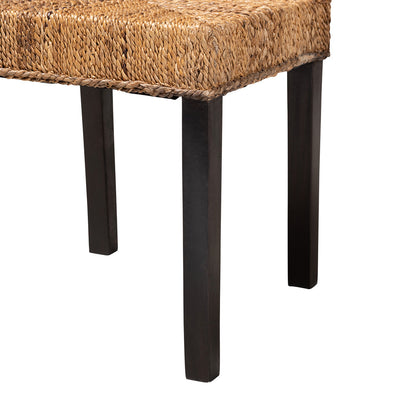bali & pari - Laymi Dining Chair in Natural Brown/Dark Brown - Laymi-Mahogany-DC view 6