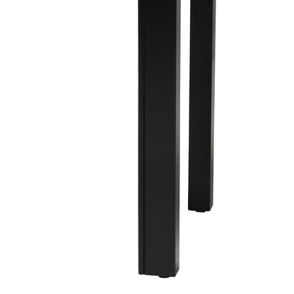 bali & pari - Leah Console Table in Black - Leah-Black-Wooden-3DRW-Console Table view 7