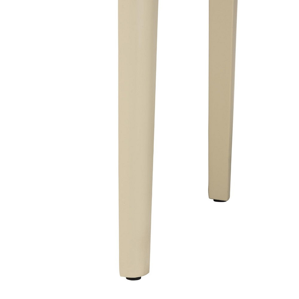 bali & pari - Leeba Console Table in Beige - Leeba-Beige-Wooden-3DRW-Console Table view 7