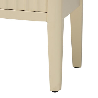 bali & pari - Leeba Sideboard in Beige - Leeba-Beige-Wooden-3DR-Sideboard view 7