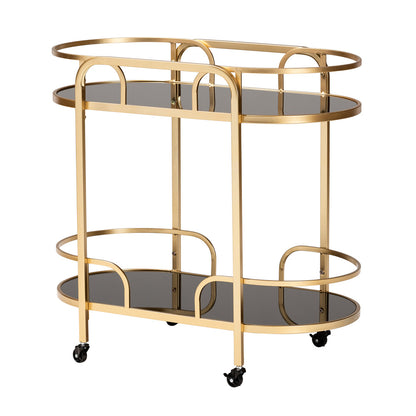bali & pari - Leighton Cart in Gold - JY21A019-Gold-Cart view 1