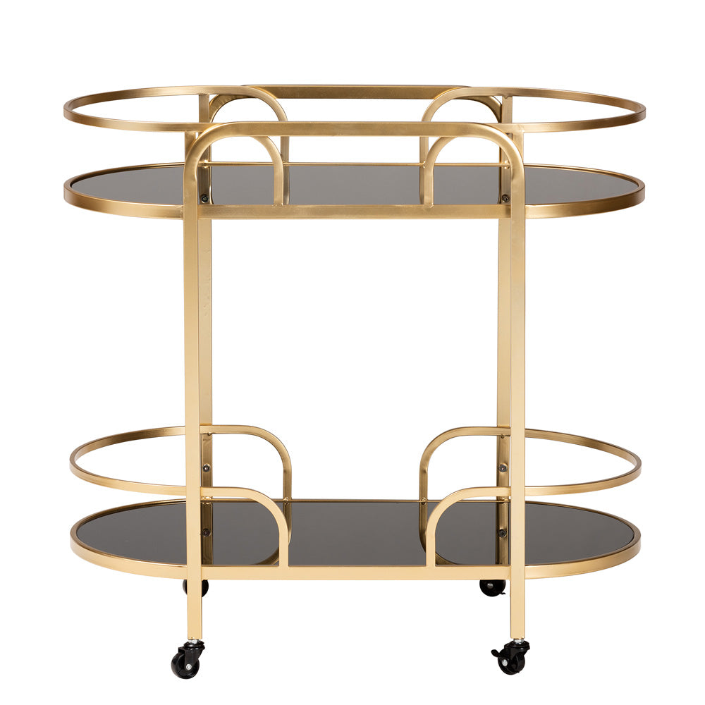 bali & pari - Leighton Cart in Gold - JY21A019-Gold-Cart view 2