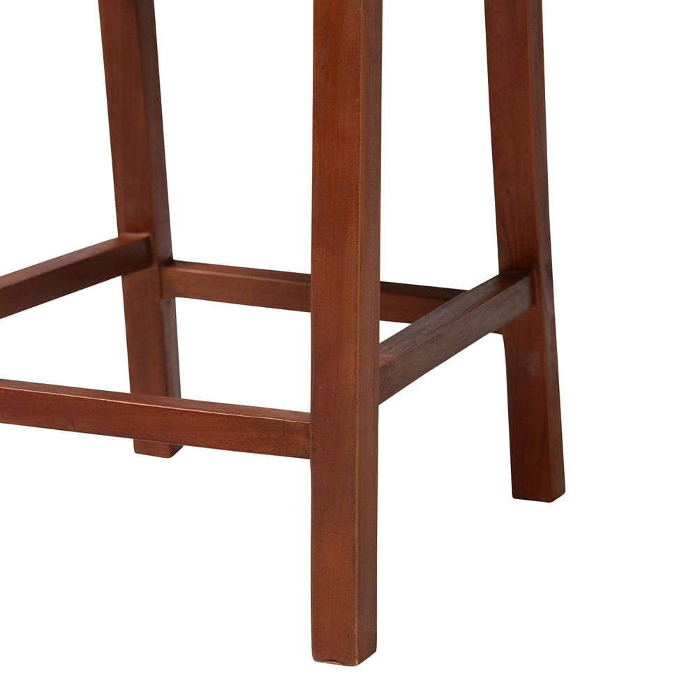bali & pari - Lesia Dining Chair in Light Honey/Walnut Brown - Lesia-MDN-Mahogany-Cushion-CS view 5
