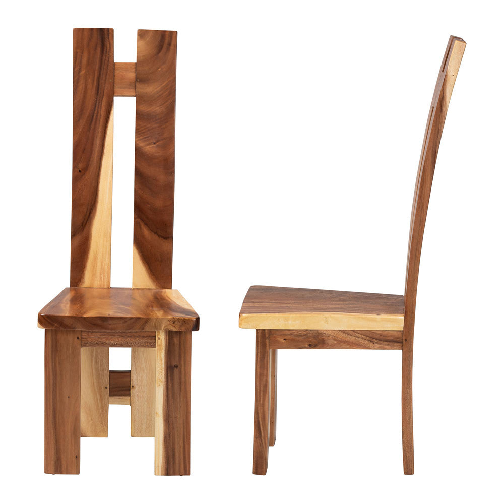bali & pari - Lin Set of 2 Dining Chairs in Natural - Lin-Natural/Wooden-DC view 3
