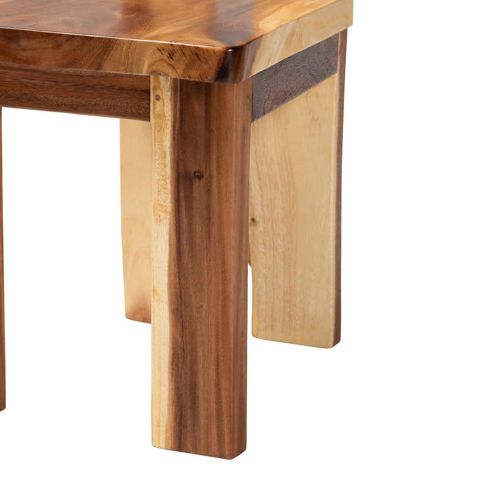 bali & pari - Lin Set of 2 Dining Chairs in Natural - Lin-Natural/Wooden-DC view 5