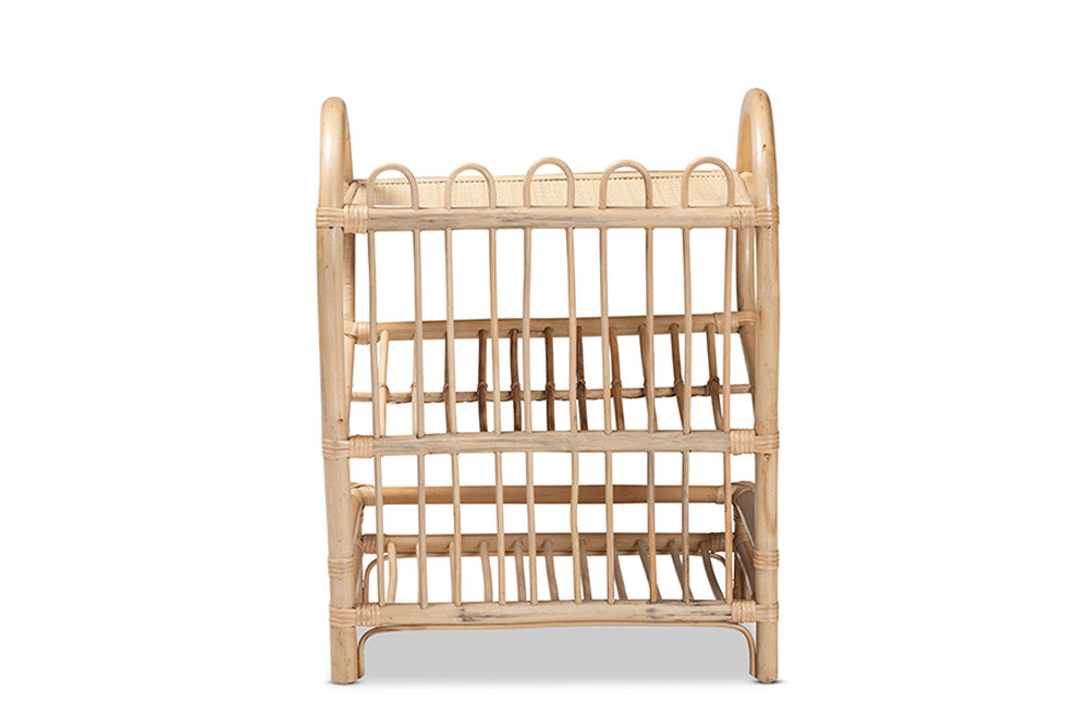 bali & pari - Liora Shelving Unit - RBS009-Rattan-Shelf view 4