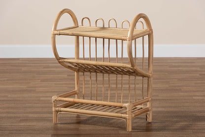 bali & pari - Liora Shelving Unit - RBS009-Rattan-Shelf view 8