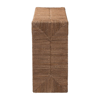 bali & pari - Liza Console Table in Natural Seagrass - LIZZA-Seagrass-Console Table view 3