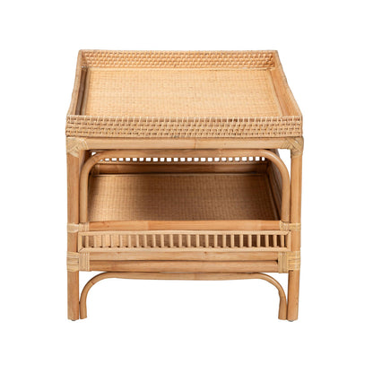 bali & pari - Lombok Coffee Table in Natural - Lombok-Natural Rattan-CT view 3
