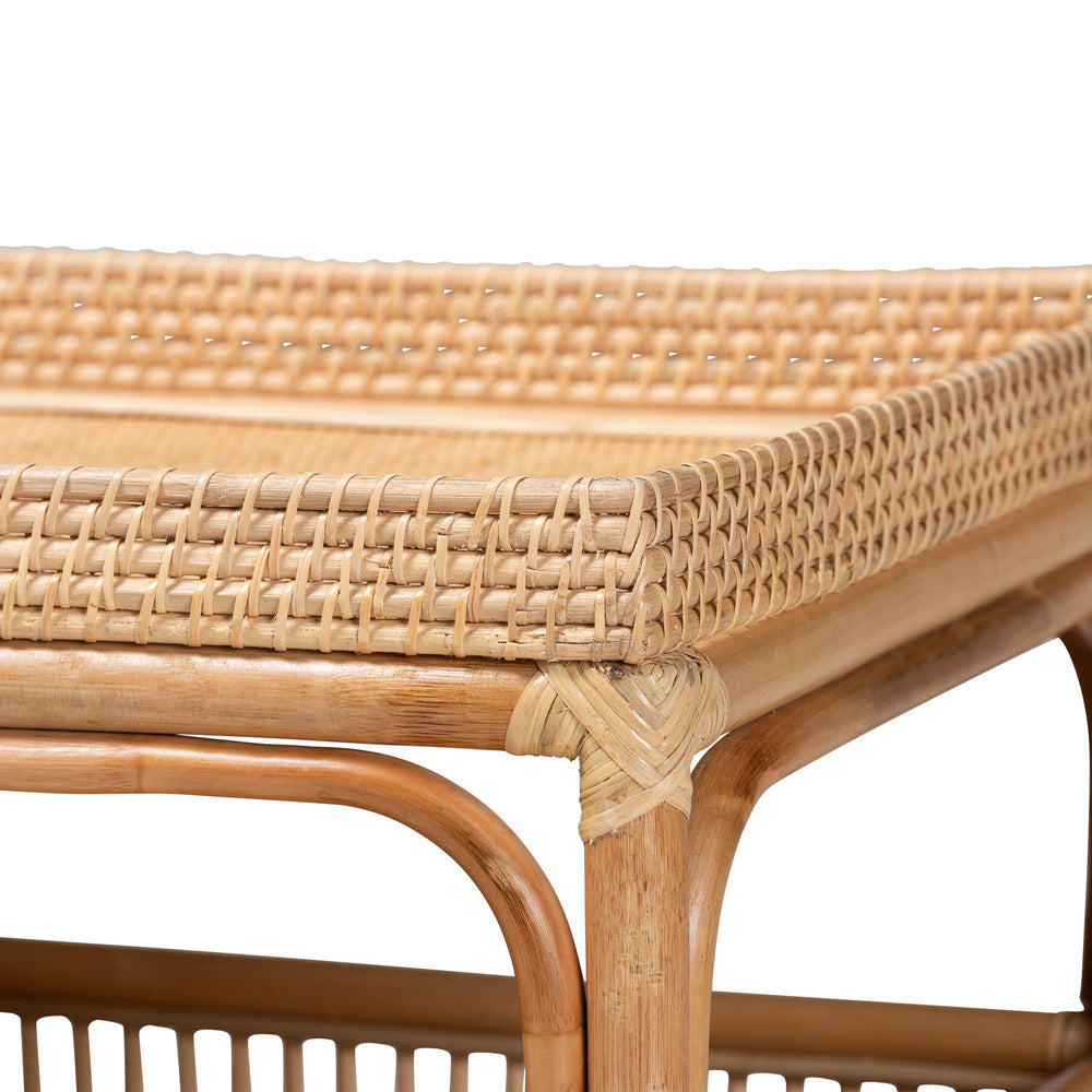 bali & pari - Lombok Coffee Table in Natural - Lombok-Natural Rattan-CT view 4