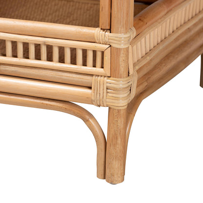 bali & pari - Lombok Coffee Table in Natural - Lombok-Natural Rattan-CT view 5
