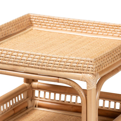 bali & pari - Lombok End Table in Natural - Lombok-Natural Rattan-ET view 3