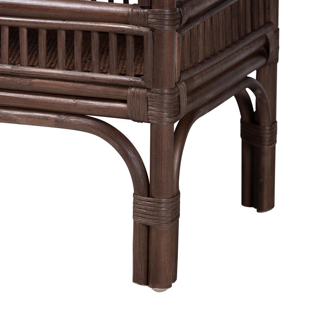 bali & pari - LombokConsole Table in Coffee Bean - Lombok-Rattan-Coffee Bean-Console Table view 5