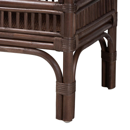 bali & pari - LombokConsole Table in Coffee Bean - Lombok-Rattan-Coffee Bean-Console Table view 5