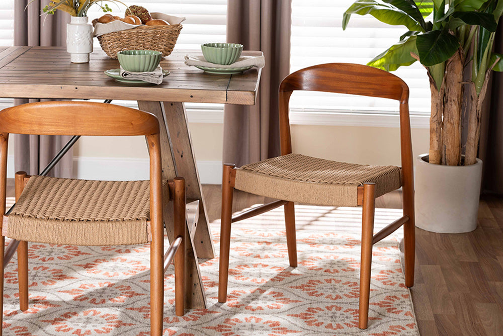 bali & pari - Lorena Dining Chair - MD-39914-Honey/Loog-Wooden-DC view 5