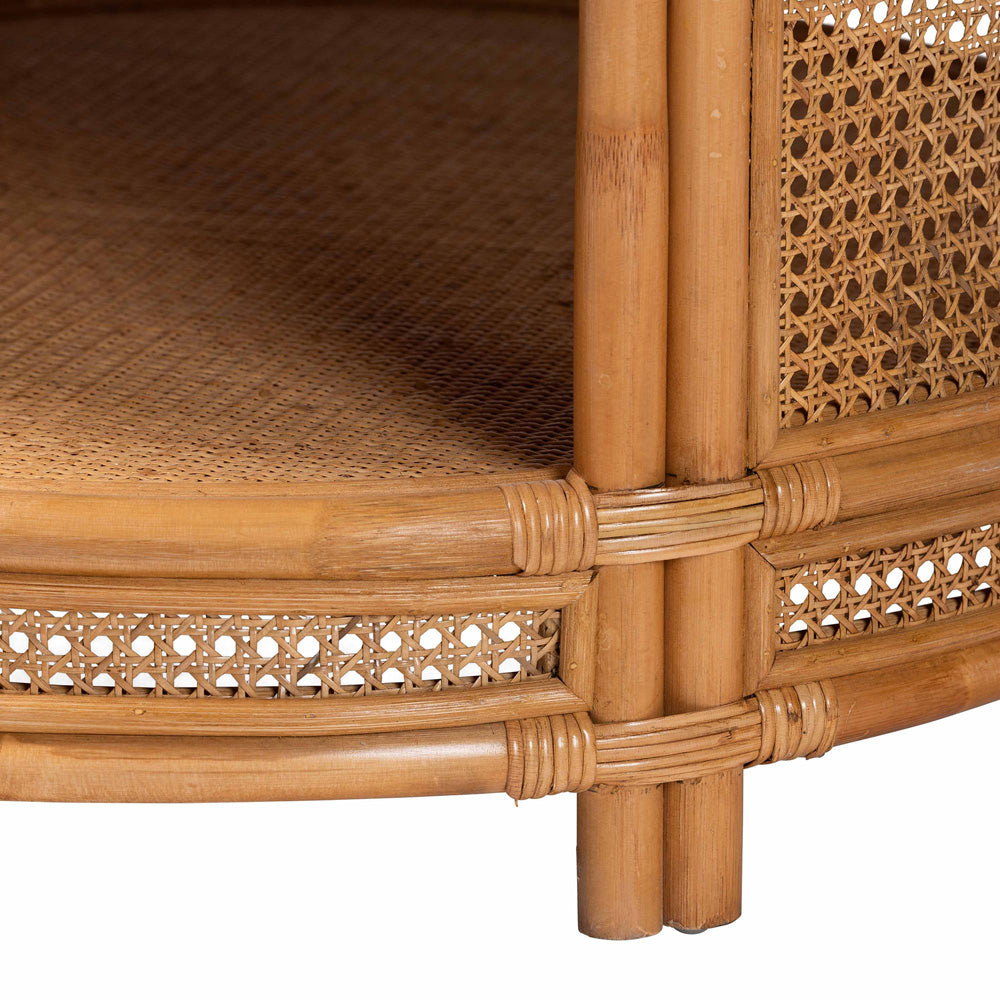 bali & pari - Louis Coffee Table in Light Honey - Auro-Light Honey Rattan-CT view 5