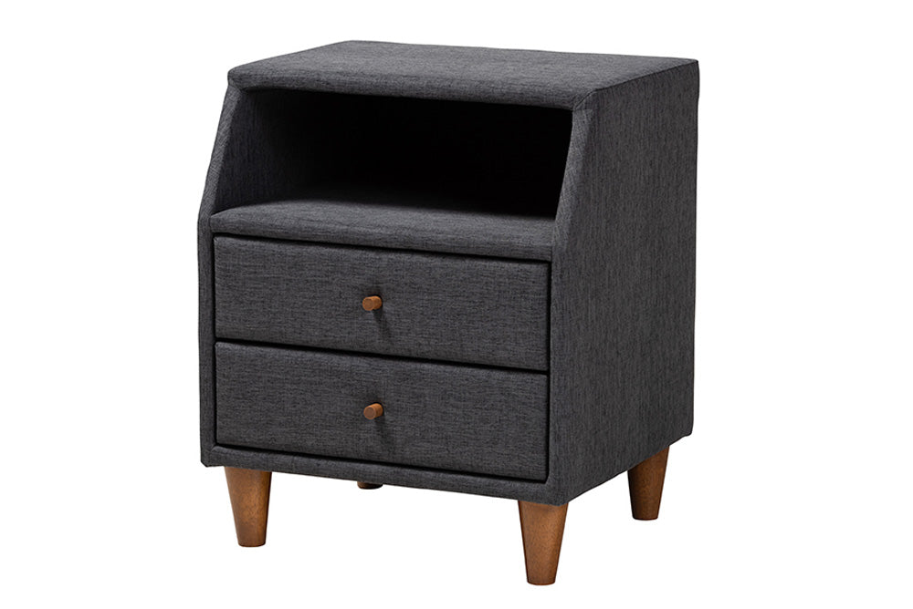 bali & pari - Louvain Twin Bedroom Set - BBT6696-Dark Grey-Twin-3PC Set view 4