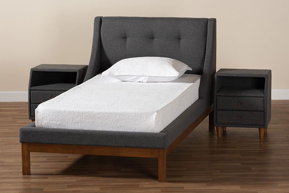 bali & pari - Louvain Twin Bedroom Set - BBT6696-Dark Grey-Twin-3PC Set view 10