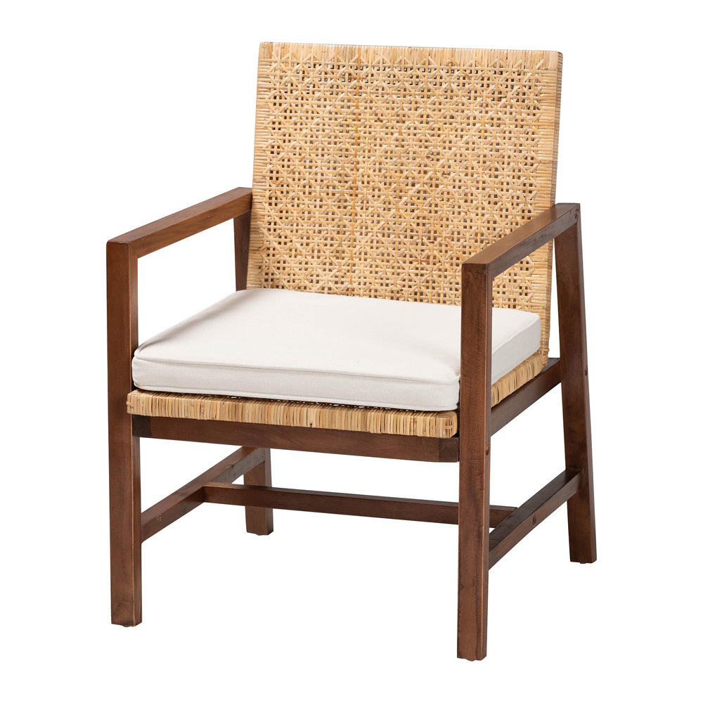bali & pari - Lovina Chair in Light Honey/Light Brown - Lovina-Light Honey Rattan/Light Brown Rattan-CC view 1