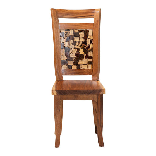 bali & pari - Luan Dining Chair in Natural Brown - Luan-Natural/Wooden-DC view 2