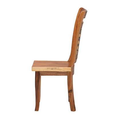 bali & pari - Luan Dining Chair in Natural Brown - Luan-Natural/Wooden-DC view 3