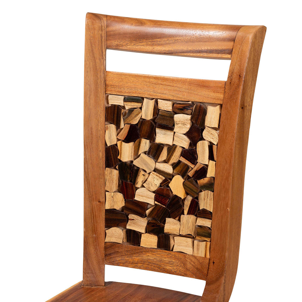 bali & pari - Luan Dining Chair in Natural Brown - Luan-Natural/Wooden-DC view 5
