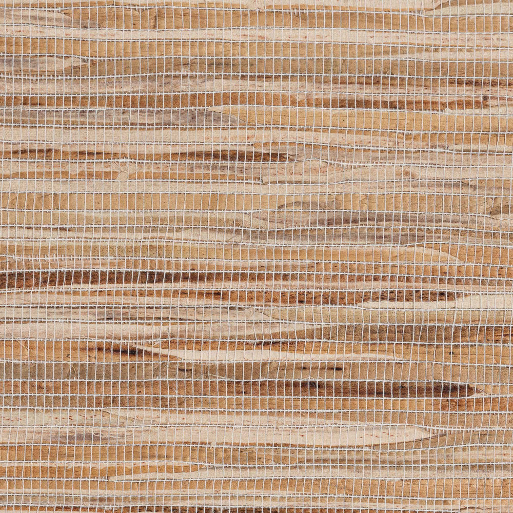 bali & pari - Lucy Bookcase in Natural - Lucy-Natural Woven Grasscloth-Bookshelf view 4