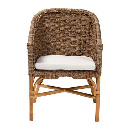 bali & pari - Luis Chair in Natural Seagrass/Natural - SC661SG-Luis-Light Brown Seagrass-CC view 2