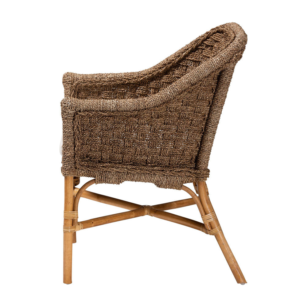 bali & pari - Luis Chair in Natural Seagrass/Natural - SC661SG-Luis-Light Brown Seagrass-CC view 3