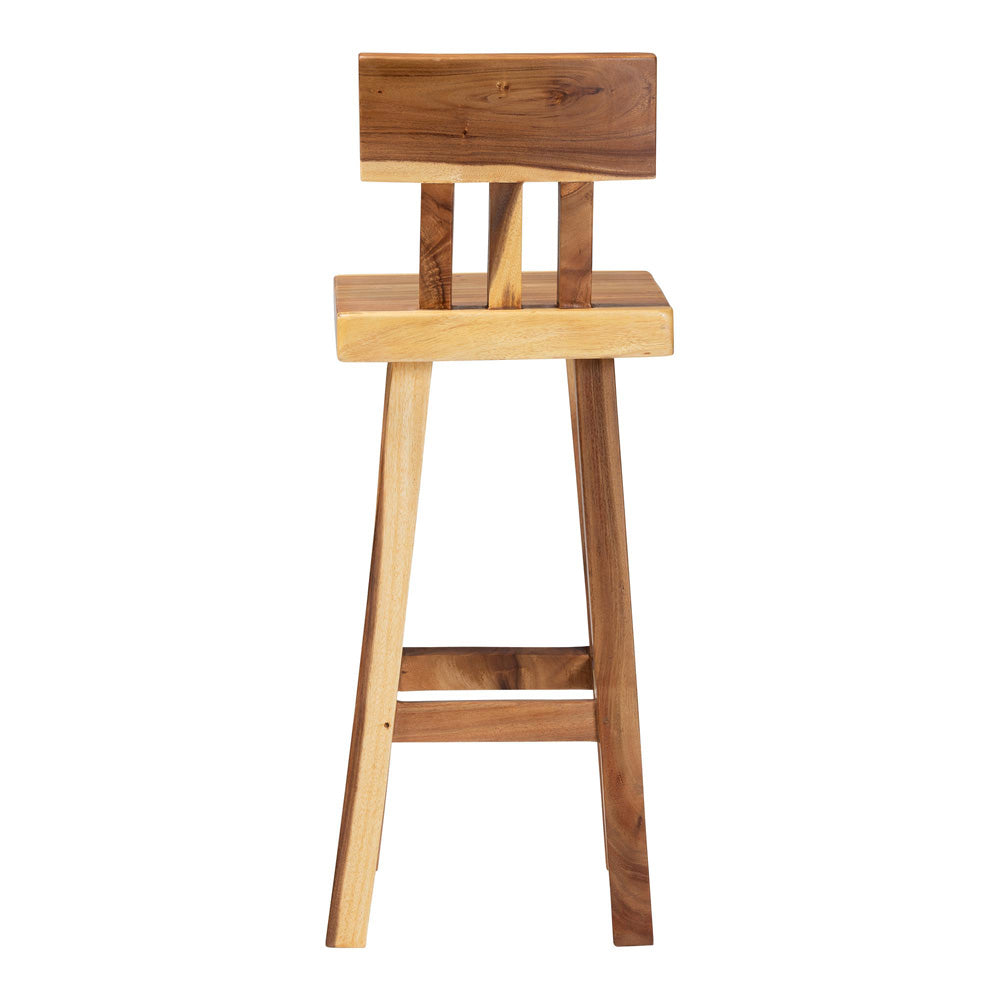 bali & pari - Luli Bar Stool in Natural Brown - Luli-Natural/Wooden-BS view 4