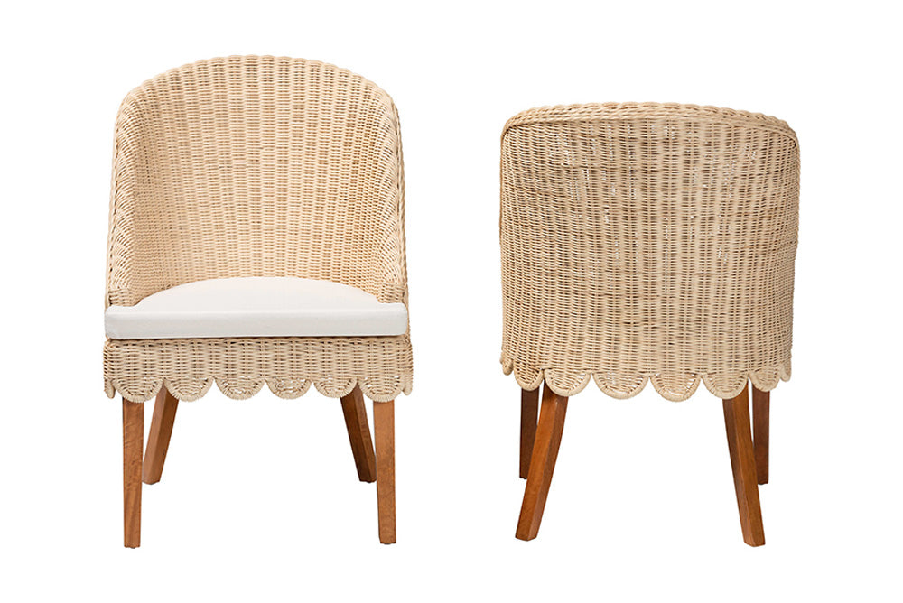 bali & pari - Mabel Coffee Table - Mabel-Natural Rattan-Cushion-DC view 2