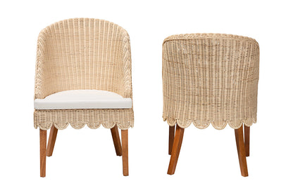 bali & pari - Mabel Coffee Table - Mabel-Natural Rattan-Cushion-DC view 2