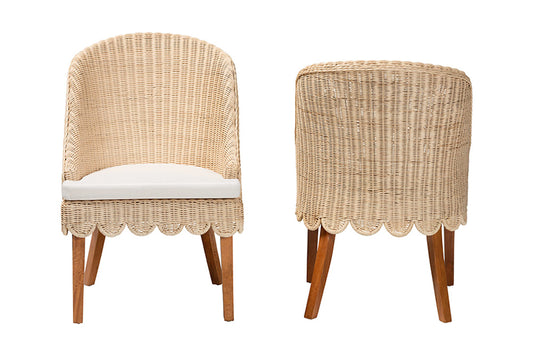 bali & pari - Mabel Coffee Table - Mabel-Natural Rattan-Cushion-DC view 2